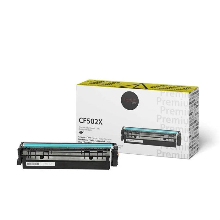 Dark Slate Gray HP CF502X (202X) Alternative Premium Tone Yellow 2.5K