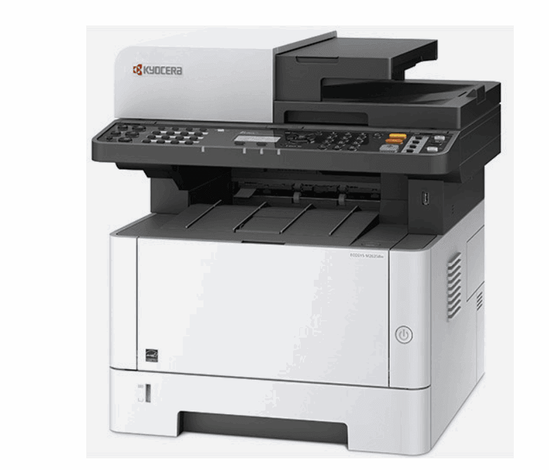 KYOCERA 37 PPM MONO LETTER/LEGAL MFP STD COPY, SCAN, PRINT, FAX WITH WERILESS – – – KYOCERA