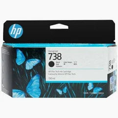 HP 738 130-ml Black DesignJet Ink Cartridge – – Inkjets – HP Canada
