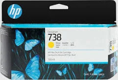 HP 738 130-ml Yellow DesignJet Ink Cartridge – – Inkjets – HP Canada