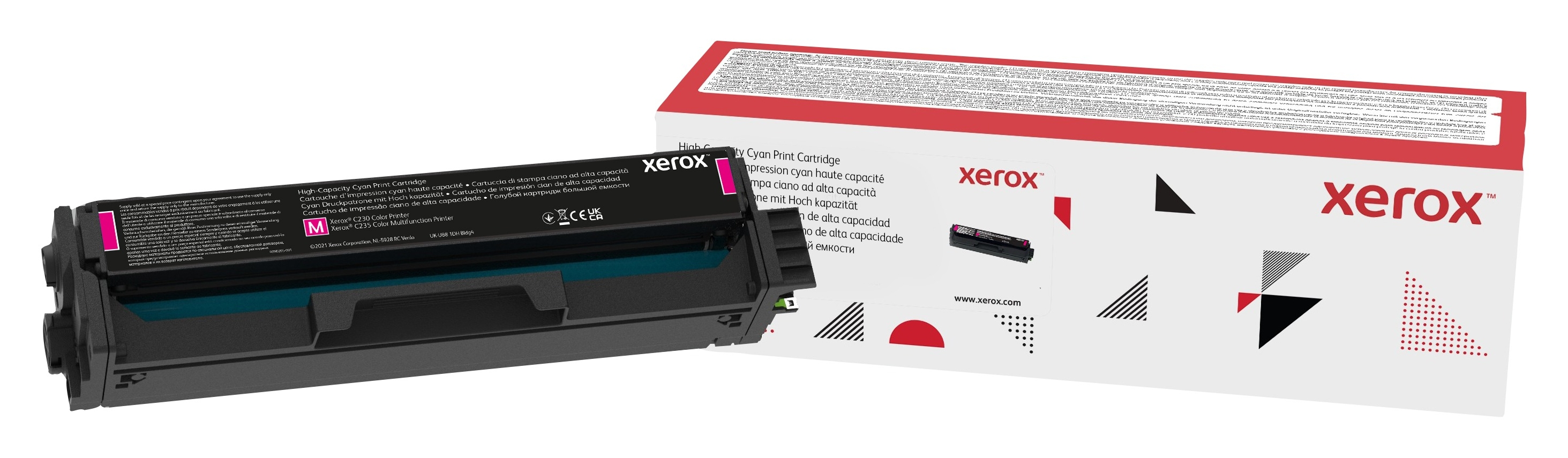 006R04393 Genuine Xerox Magenta High Capacity Print Cartridge, Xerox C230/C235 Color Printer/Multifunction - Vonex