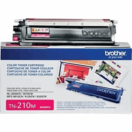 Dark Slate Gray Brother TN210M Magenta Toner Cartridge, Standard Yield