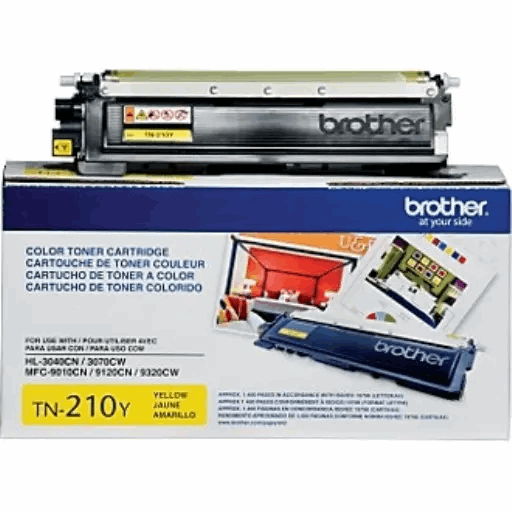 Dark Slate Gray Brother TN210Y Yellow Toner Cartridge, Standard Yield
