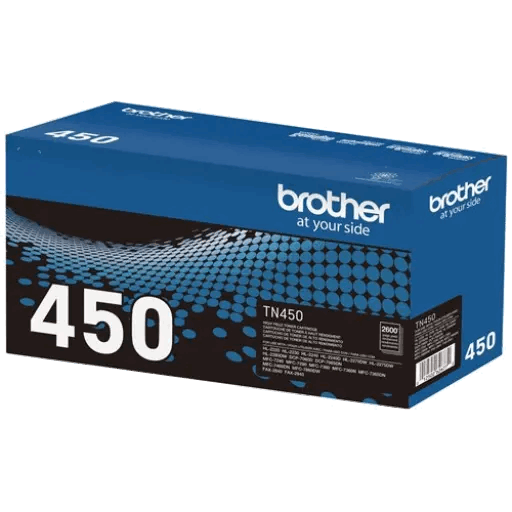 Dark Slate Blue Brother TN450 Black Toner Cartridge, High Yield