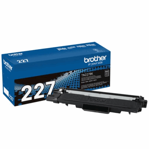 Dark Slate Blue Brother Genuine TN-227BK High Yield Black Toner Cartridge