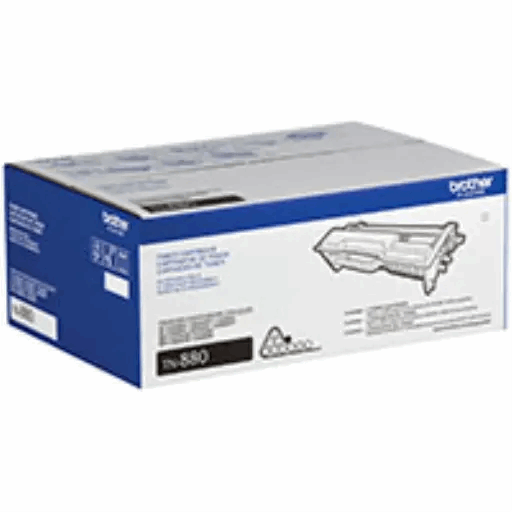 Light Gray Brother TN880 Black Toner Cartridge, Super High Yield