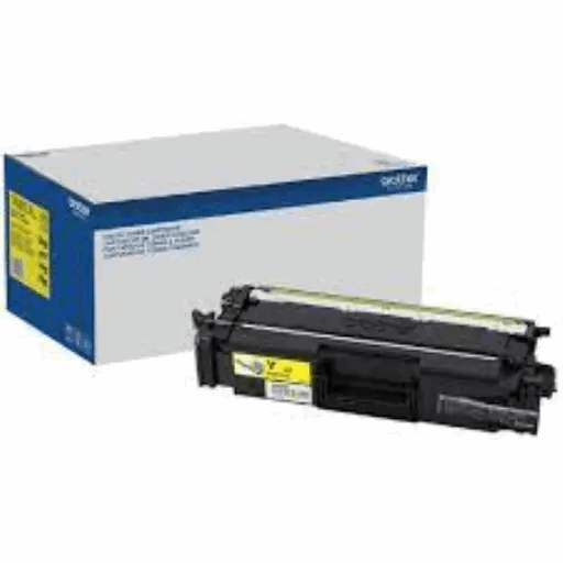 Light Gray Brother Genuine TN810XLY High-Yield Yellow Toner Cartridge