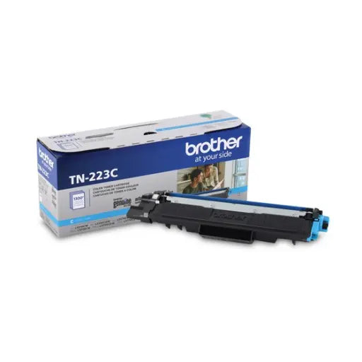 Dark Slate Gray Brother Genuine TN-223C Standard Yield Cyan Toner Cartridge