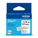 Brother Genuine BTAG135 Non-Laminated Tape for P-touch Label Makers, White on Clear ? 12 mm wide x 4 m long - Vonex