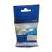Brother Genuine MK221 Black on White Non-Laminated Tape for P-touch Label Makers, 9 mm wide x 8 m long - Vonex