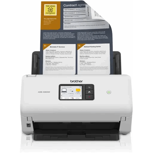 Brother ADS-3300W Wireless High-Speed Desktop Scanner for Small Office Brother