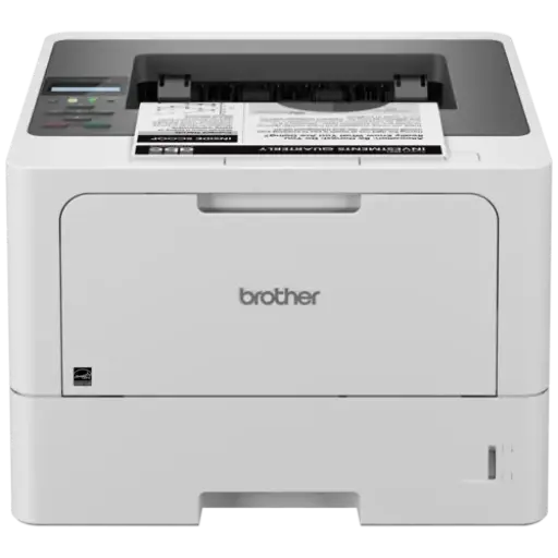Light Gray Brother HLL5210DW Monochrome Laser Printer Business - HLL5200DW Replacement