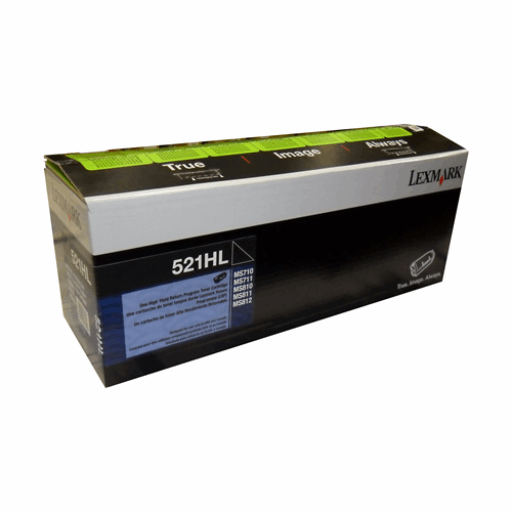 Black Lexmark MS/MX710,711,810,811,812 Return Program 25K Label Application Toner Cartridge