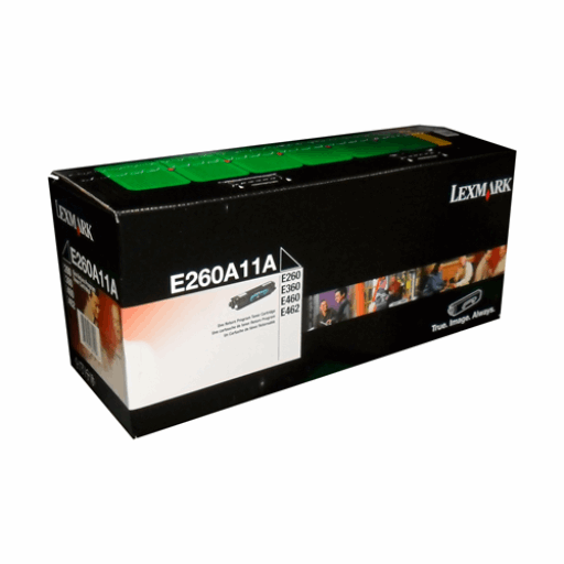 Light Gray Lexmark E260, 360, 460, 462 Return Programme 3.5K Toner Cartridge Part no.: E260A11A