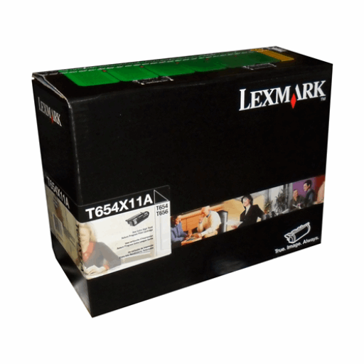 Gray Lexmark T/X654, 656, X658 Return Programme 36K Print Cartridge Part no.: T654X11A