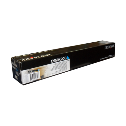 Gray Lexmark C/X950,X952,X954 Cyan 22K Toner Cartridge