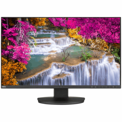 Dim Gray SHARP/NEC EA271U-BK 27" 4K UHD Business-Class Widescreen Desktop Monitor w/ Ultra-Narrow Bezel and USB-C Charging