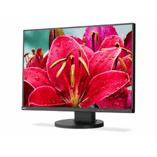 Maroon SHARP/NEC EA245WMI-BK 24" Widescreen Desktop Monitor w/ Ultra-Narrow Bezel and IPS Panel