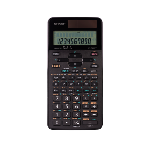 SHARP EL520XTBK 420 Functions 12-Digit Scientific Calculator - Vonex