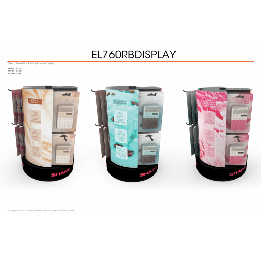 EL760 Display / Pr?sentoir SHARP Canada