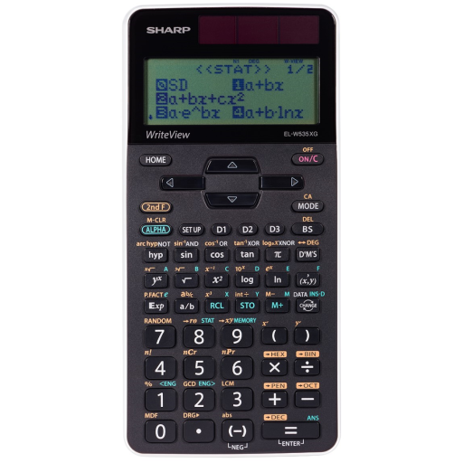 SHARP ELW535XGBWH 422FUNCTIONS, 10X3 LINE DISPLAY SCIENTIFIC CALCULATOR - Vonex