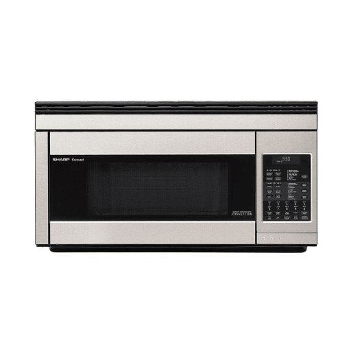 SHARP R1874TY Carousel? Over-the-Range Microwave Oven 1.1 cu. ft. 850W Stainless Steel – – Microwaves – SHARP Canada