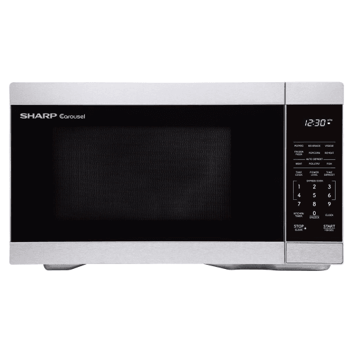 SHARP SMC1162KSC Carousel? Countertop Microwave Oven 1.1 cu. ft. 900W Stainless Steel – – Microwaves – SHARP Canada