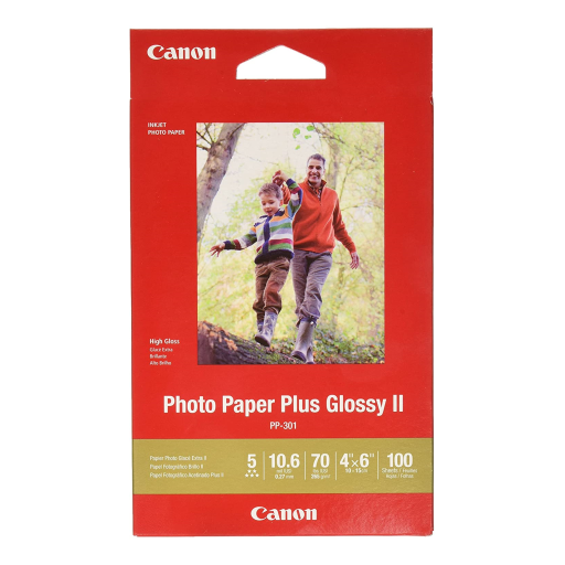 PP-301 4" x 6" Photo Paper Plus Glossy (100 sheets/pkg) - Vonex