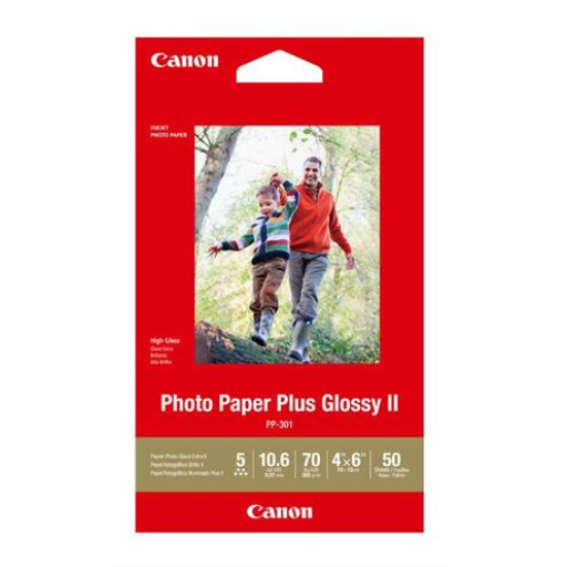 PP-301 4" x 6" Photo Paper Plus Glossy (50 sheets/pkg) – – Papers – Canon