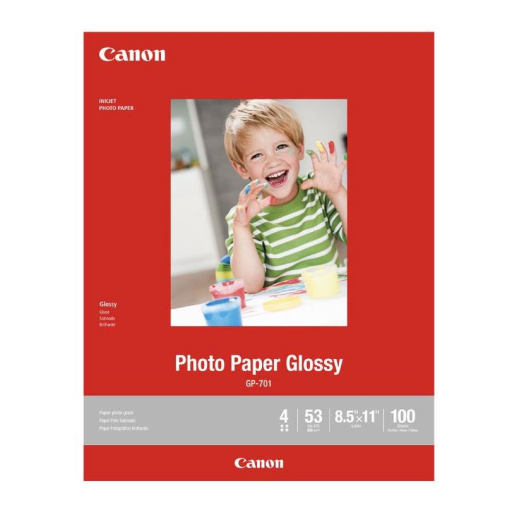 GP-701 8.5" x 11" Photo Paper Glossy (100 sheets/pkg) – – Papers – Canon