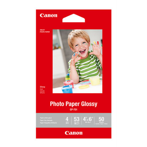 GP-701 4" x 6" Photo Paper Glossy (50 sheets/pkg) - Vonex