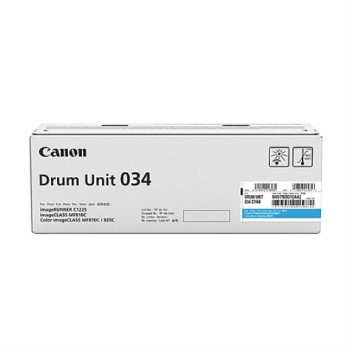 Canon 034 Drum Unit (Black, 1 Pack) in Retail Packaging – – Non Moving – Canon