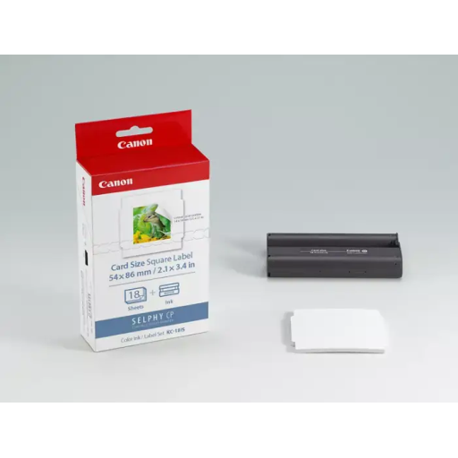 Canon Colour Ink & Paper Set KC-18IS (Card Size) Square Label - Vonex