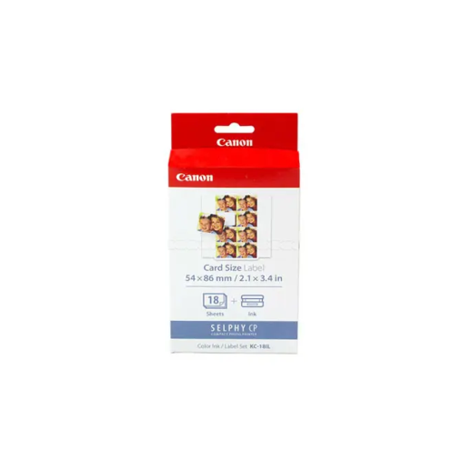 Canon Ink & Label Set KC-18IL (Card Size) - Vonex