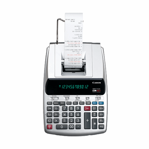 2198C002 Canon MP-11DX-2 Silver Two-Color Printing Calculato - Vonex