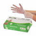 Rosy Brown Vinyl Gloves Powder Free 4mil Clear Medical - Small 100/box