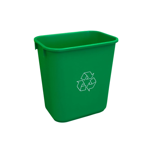 Soft Wastebasket 26L Green - Vonex