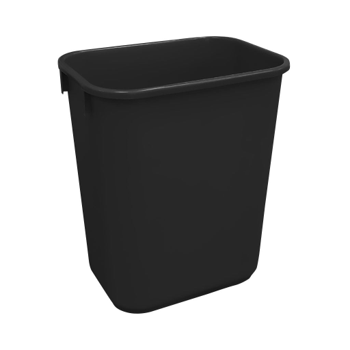 Soft Wastebasket 39L Black - Vonex