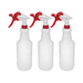 Sprayer Set 3 Pack Red - 24oz Bottle with Graduations (Pack of 3) - Vonex
