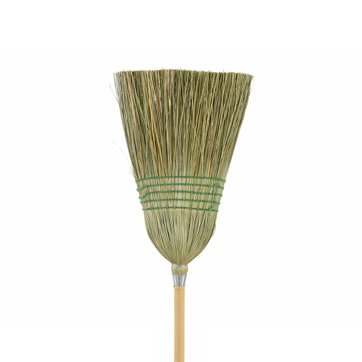 Housekeeper Corn Broom-HD 5 string Globe Commercial Products