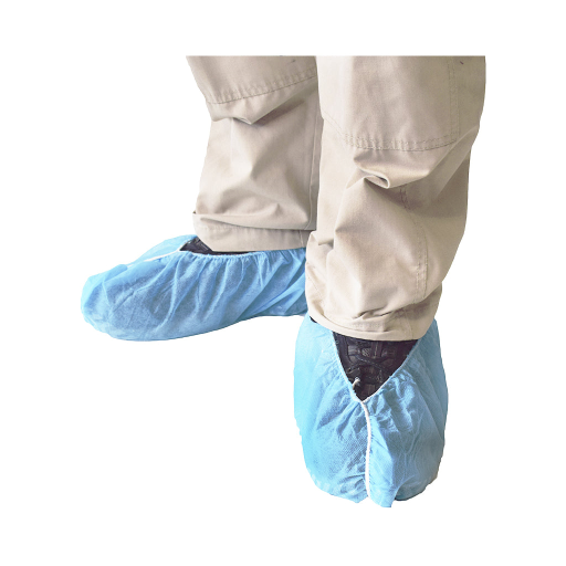SKid Resistant Shoe Covers Blue - Size X-large (pack of 100) - Vonex