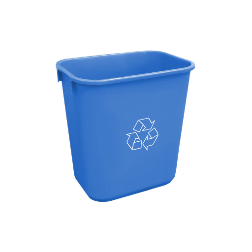 Soft Wastebasket 26L Blue Recycling - Vonex