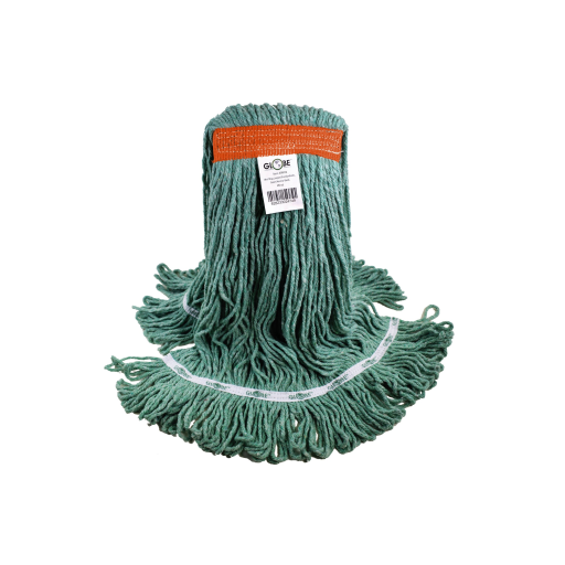 Syn-Pro? Synthetic Looped End Wet Mop Narrow Band Green 20oz Bagged - Vonex