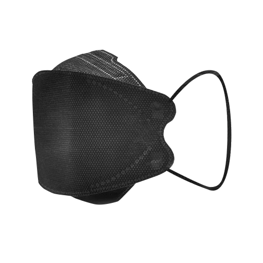 KN95 Formfitting Masks Black (box of 20) - Vonex