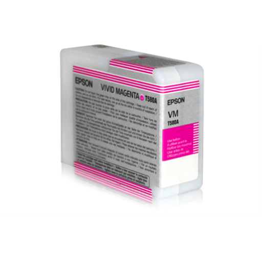 T580A00 EPSON STYLUS PRO 3880 80 ML VIVID MAGENTA ULTRACHROM - Vonex