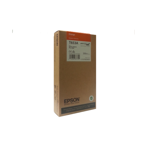 T653A00 EPSON STYLUS PRO 4900 ORANGE 200ML - Vonex