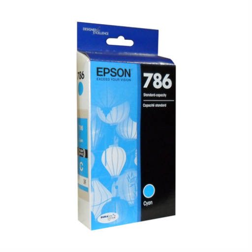 T786220-S EPSON CYAN INK W/SENSORMATIC WF4630/4640/5110/519 - Vonex