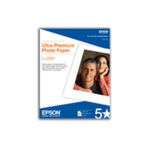 S041405 EPSON ULTRA PREMIUM PHOTO PAPER LUSTER, (LETTER) (50 - Vonex