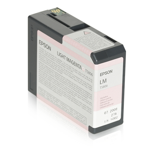 T580600 EPSON ULTRACHROME LIGHT MAGENTA INK 80ML, STYLUS PRO - Vonex