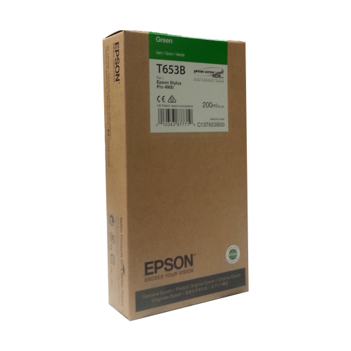 T653B00 EPSON STYLUS PRO 4900 GREEN 200ML - Vonex